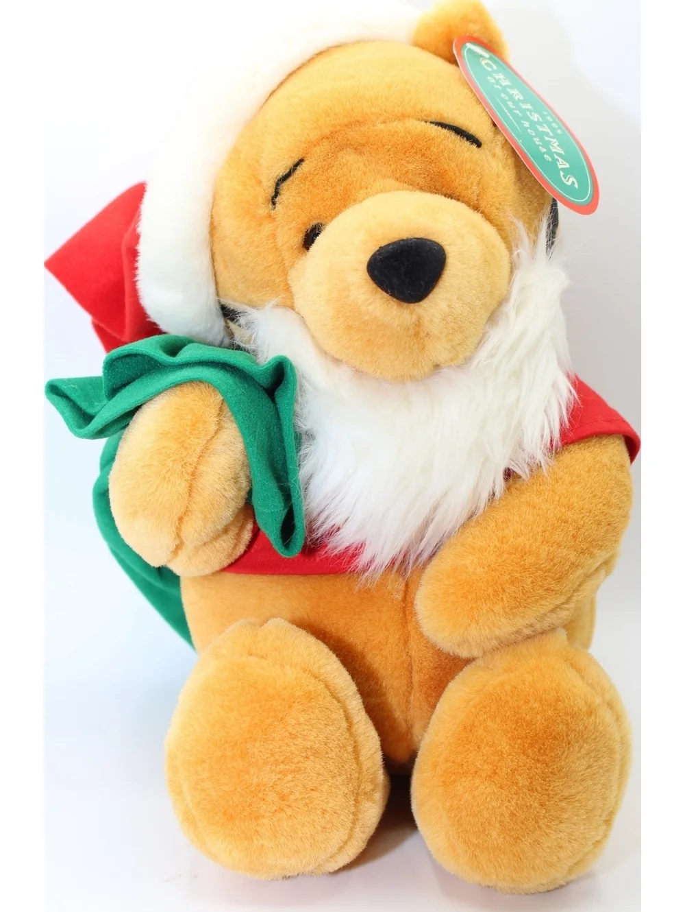 VINTAGE Walt Disney 1995 Christmas To Our Home Winnie The Pooh Plush Doll 14